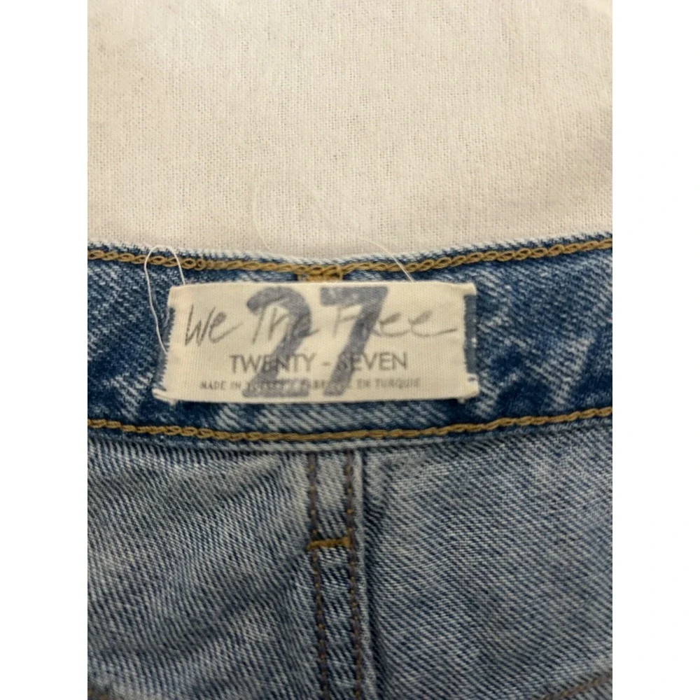 Free People We The Free Maggie Jean Shorts Womens 27‎ Denim Cut Off Distressed